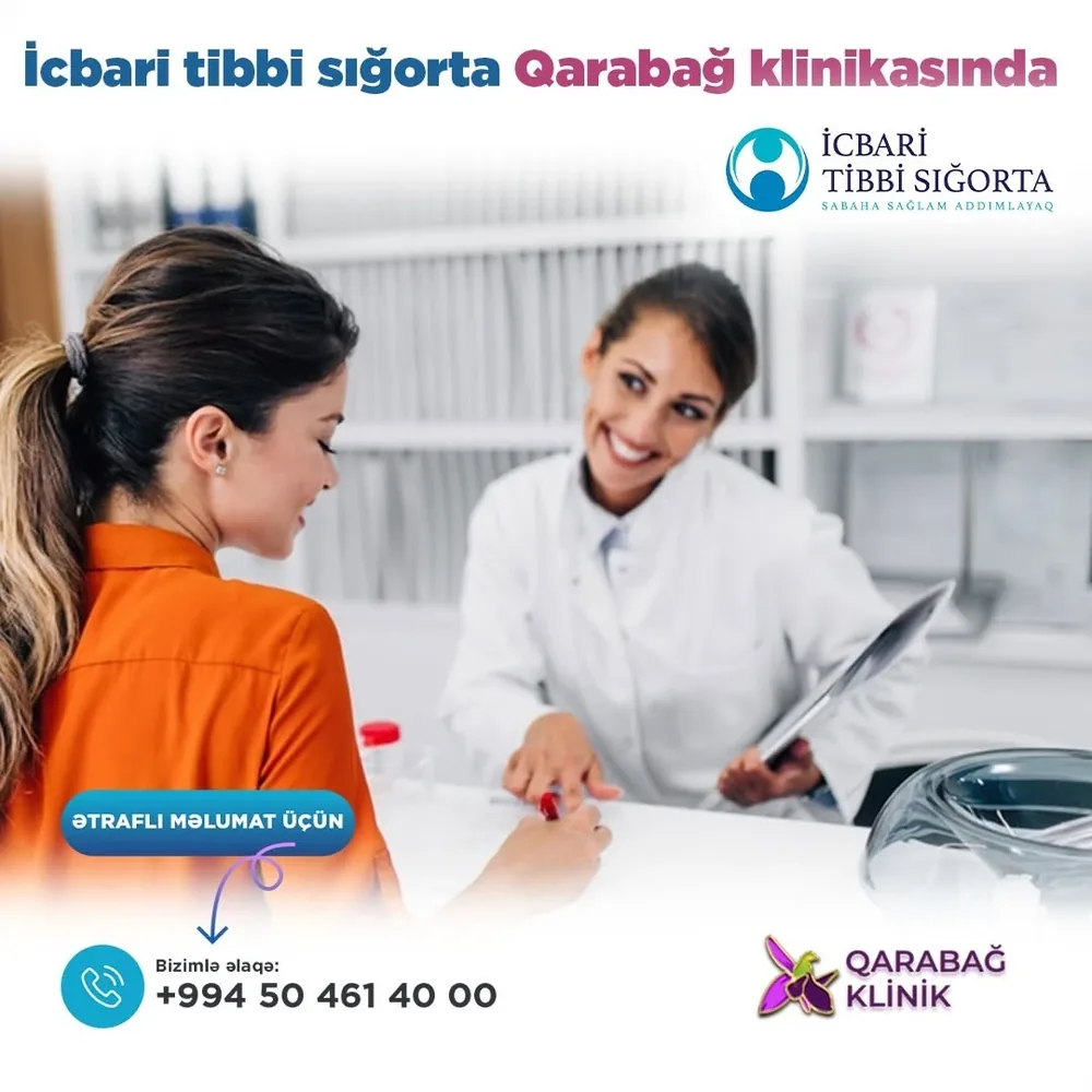 İcbari Tibbi Sığorta ilə Qarabağ Klinikdə müayinə